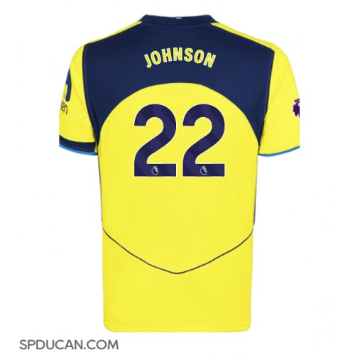 Muški Nogometni Dres Tottenham Hotspur Brennan Johnson #22 Rezervni 2025-26 Kratak Rukav Muški Nogometni Dres Tottenham Hotspur Brennan Johnson #22 Rezervni 2025-26 Kratak Rukav
